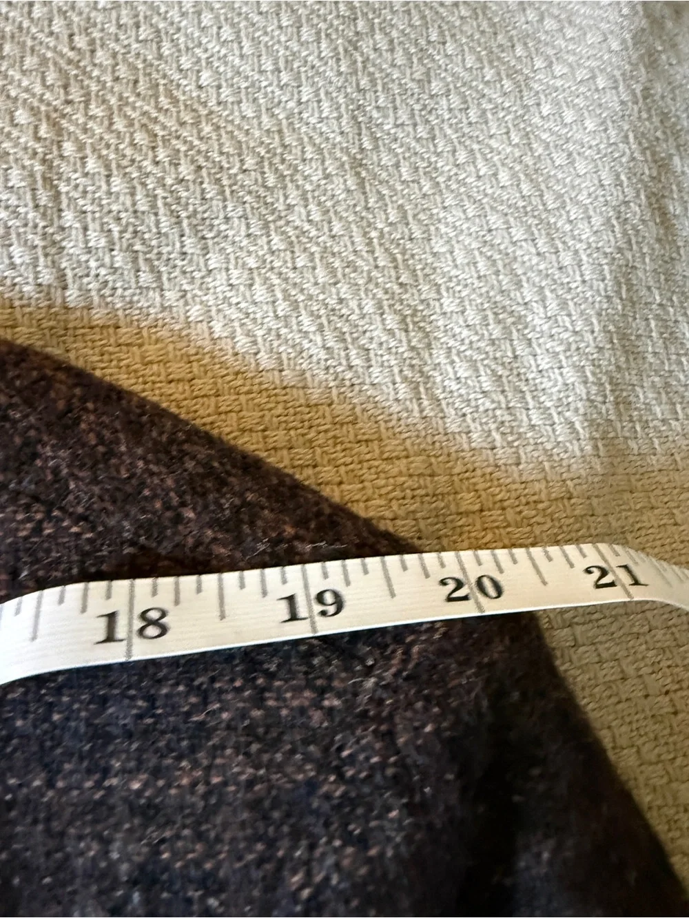 Vintage Guy Laroche Fleck Brown Black Fleck Tweed Sport Coat Jacket Blazer 40L
